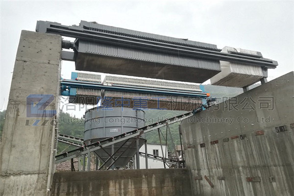 隆中重工新型板框污泥壓濾機為砂石骨料創造更高經濟效益