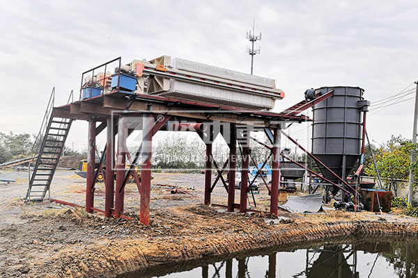 污泥板框壓濾機，完整礦山污泥處理生產(chǎn)線配置方案